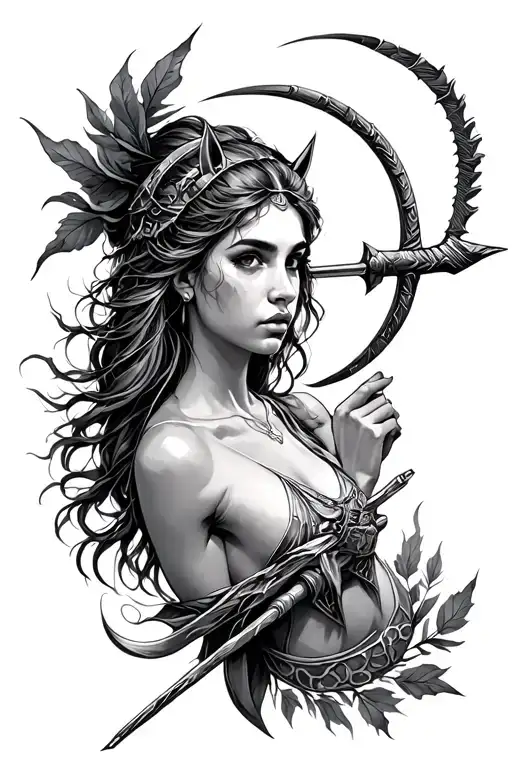 Sagittarius Depicting Strength For Female