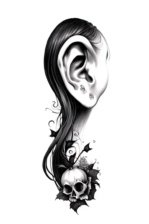 Behind The Ear Halloween Theme
