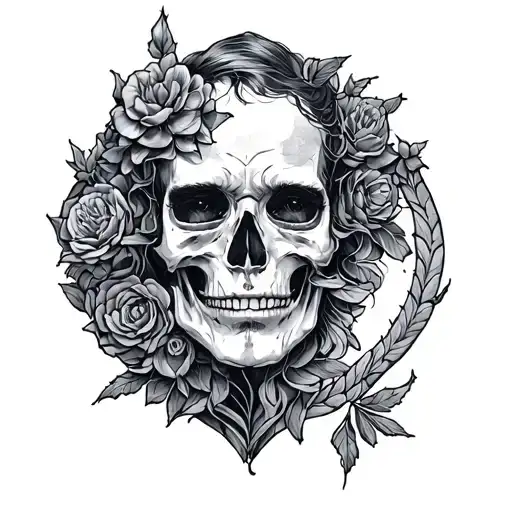 Nome 'Inconcusso' Fine Line Drawing