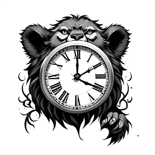 Clock Bear Lion Hudson Bodhi Owen