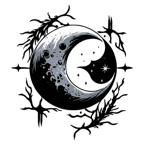 Neda Eating Disorder Symbol With A Moon