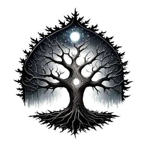 Tree Of Life With Galaxy Guardian Groot