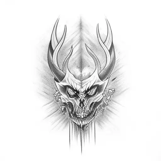 Half Sleeve Black Evil