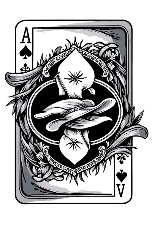 Playing Cards And Western Back Ground