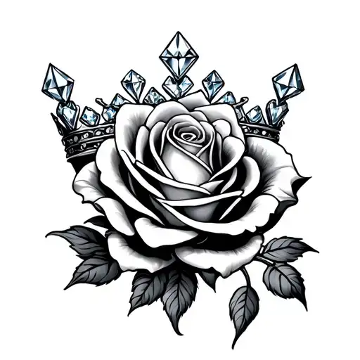 Diamond Rose Crown