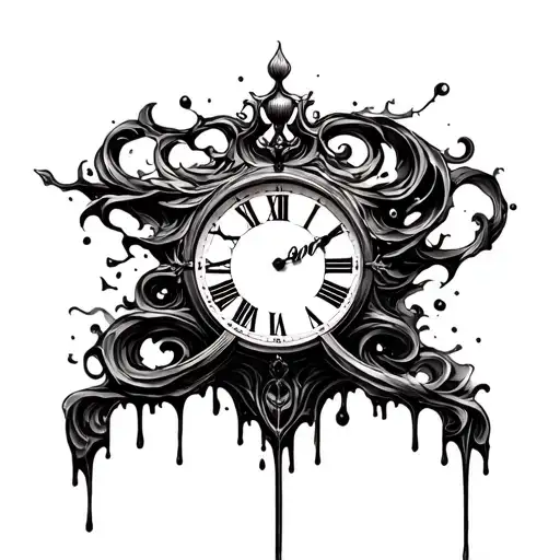 Never Ending Clock Melting