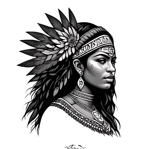 Taino Puerto Rican Warrior Princess