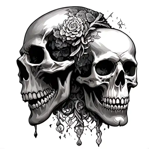Times New Roman With Skulls