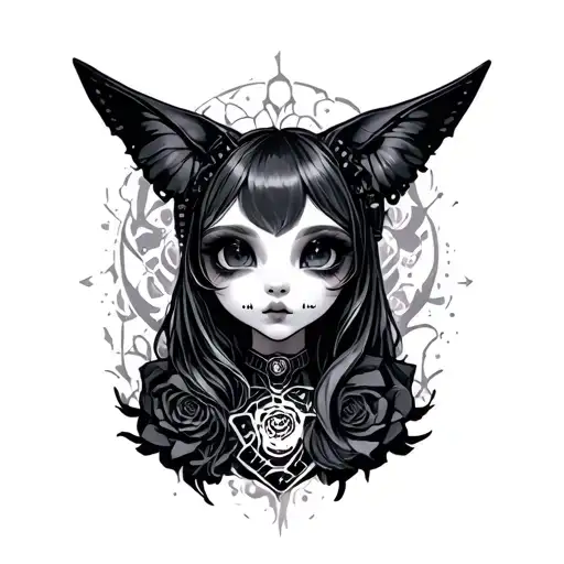 Cute And Gothic And Cyberpunk