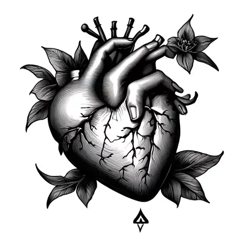 Heart On A Card After Being Dealt The Hand Of Life