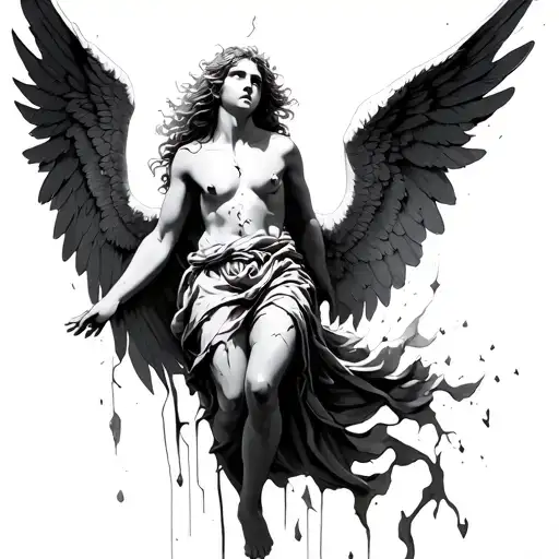 A Falling Angel With Broken Wings