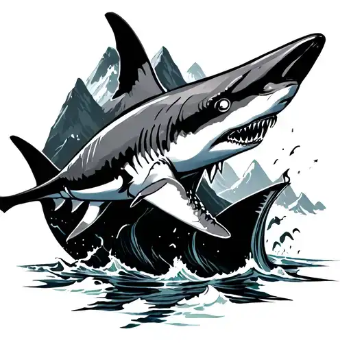 Shark Breach Mountains