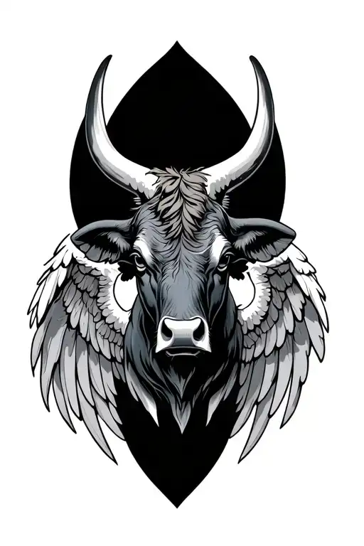Bull Protection And Angel Wings