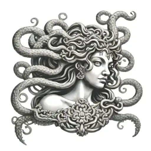 Medusa Goddess Statue