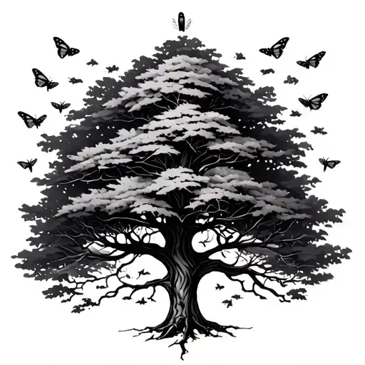 Poison Tree With Butter Fly