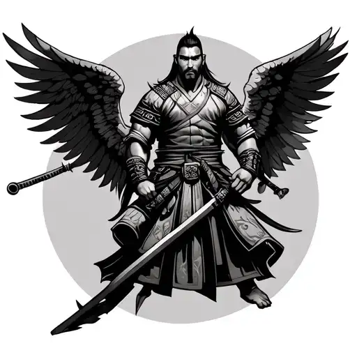Samurai Male Angel