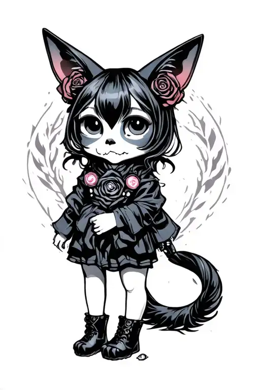 Cute And Gothic And Cyberpunk