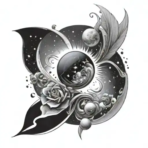 Soul Floating In Space