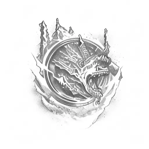 Volcano With The Word Lascar And The Date 10-23-22