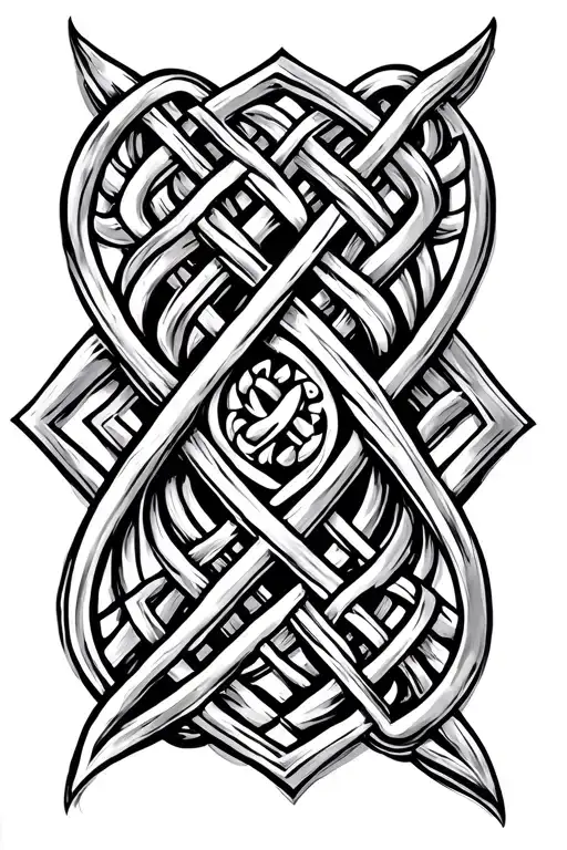 Celtic Knotwork Design Mother Of 3
