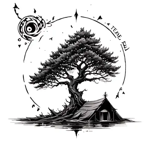 Elements Terre Eau Fire Ocean Tree With A Bivouac