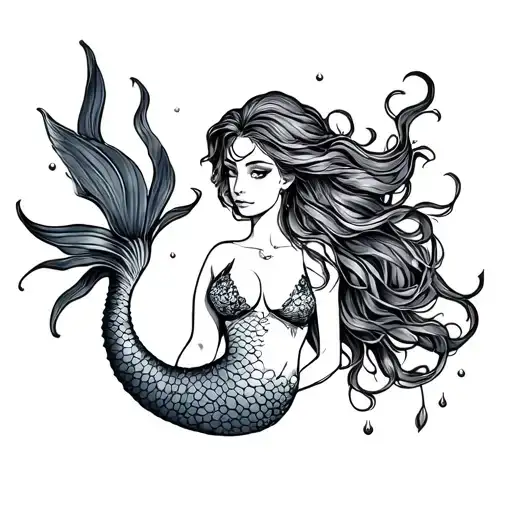 Fineline Mermaid