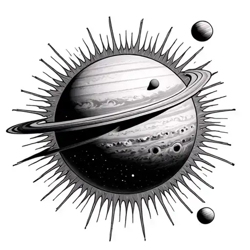 Sun And Planets To Scale