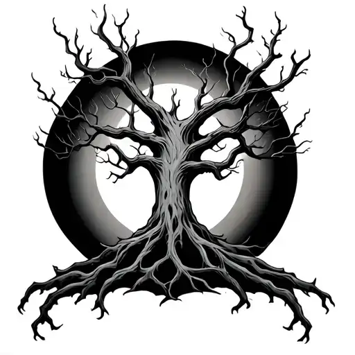 Evil Tree Made From Human Body