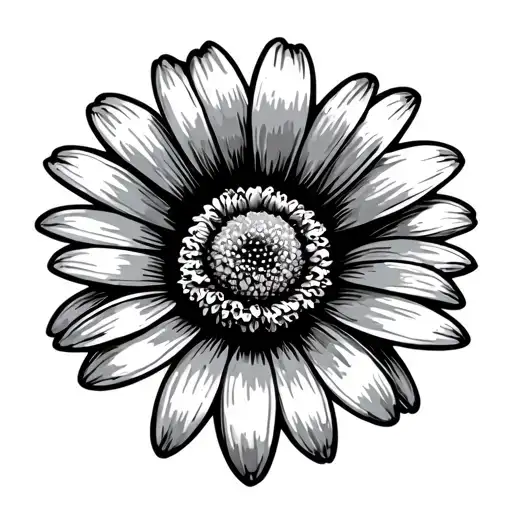 Daisy Flower With Word Honey