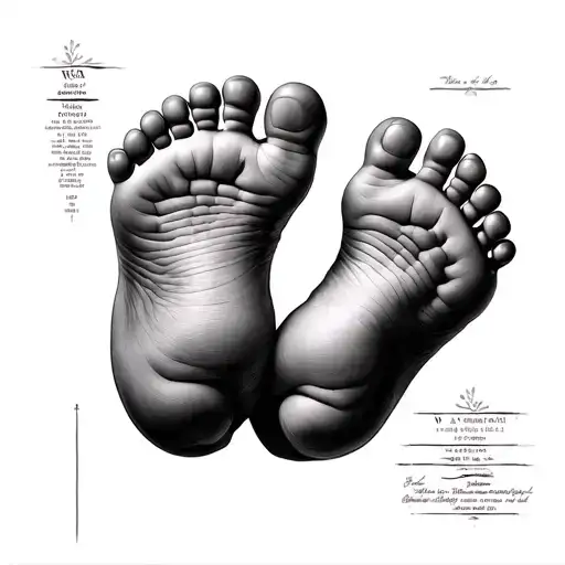 Baby Foot With Child Birth Data