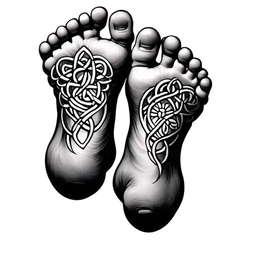 Celtic Family Baby Feet
