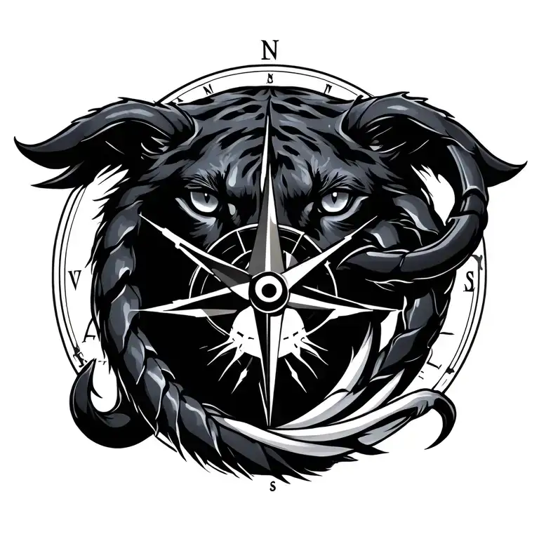 Compass Panther Skorpion & Libra Skorpion