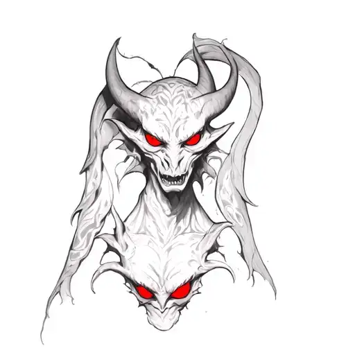 A Demon With Red Eyes