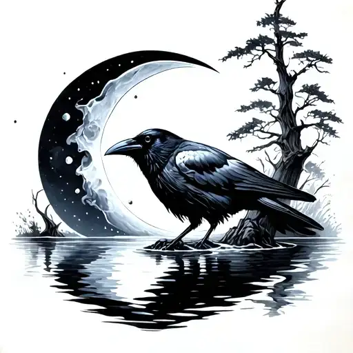 Raven Moon Water