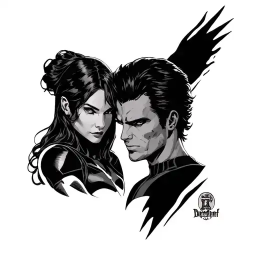 Wanda And Pietro Maximoff Matching Tattoo Marvel Characters