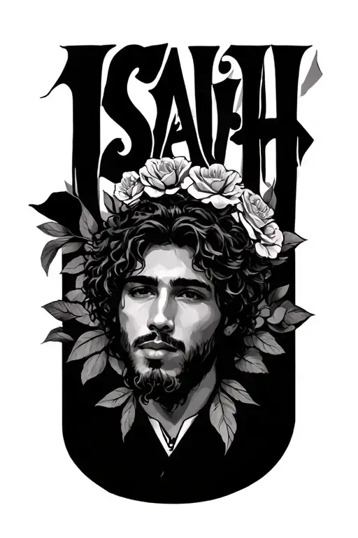Isaiah In Pretty Font