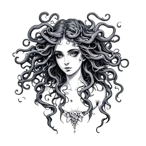 Medusa With Siren Body