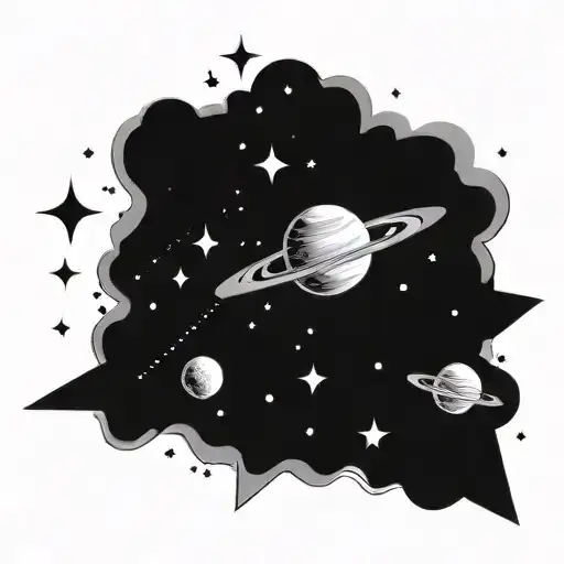 Basic Stars In Space