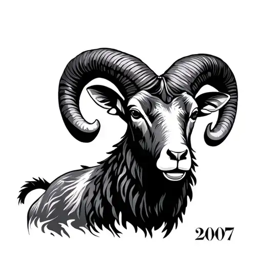 Ram With 2007 In Roman Numerals