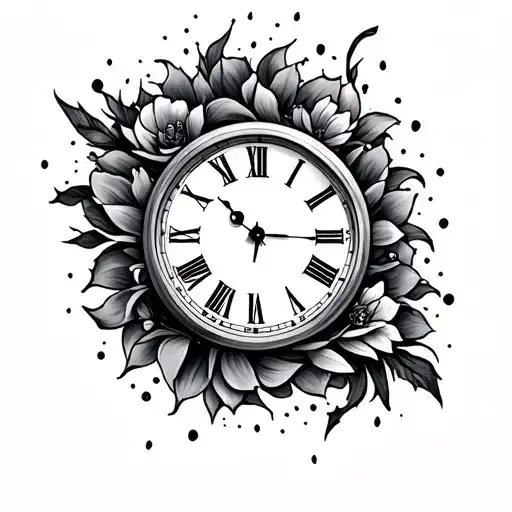 Sleeve With Clock Face