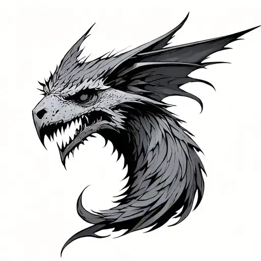 Dnd Minimal Line Art No Shading Incorporating Elements