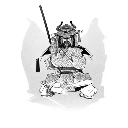 Samurai Protect Child