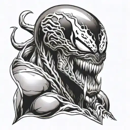 Eddie Brock And Venom 2 Face Morphing