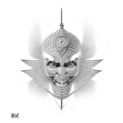 Ankh Symbol With Name De' Marcus