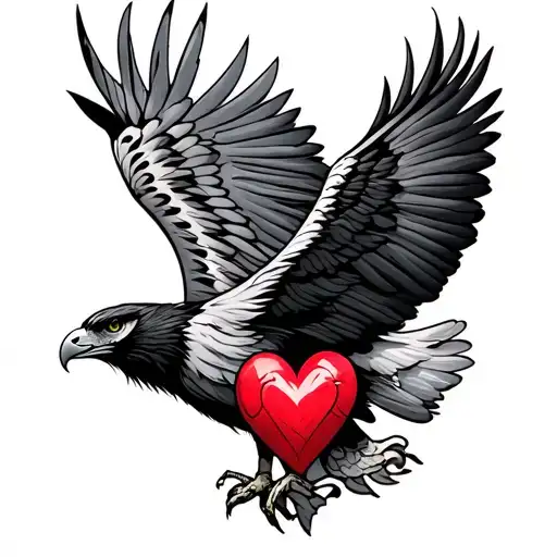 Hawk And Heart Made