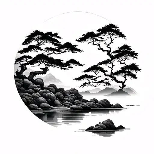 Japanese Nature Scene