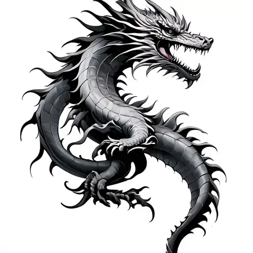 Back Dragon Tattoo Me