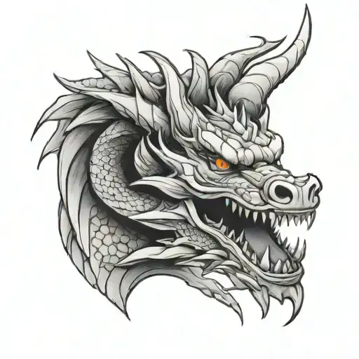 Simple Dragon Head