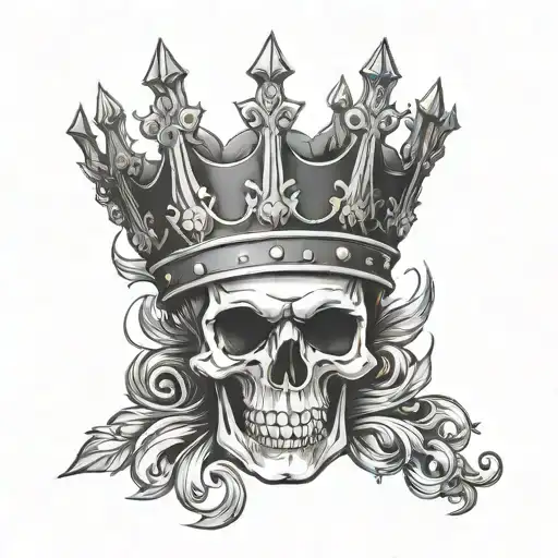 Skull King Crown Made