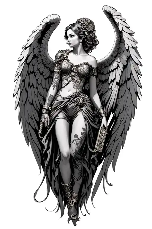 Angels In The Style Of Steampunk
